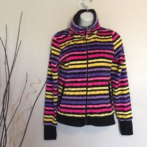 Striped rainbow hoodie for kids